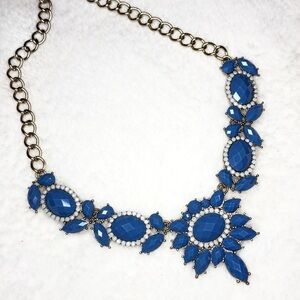 J. Crew Periwinkle Statement Necklace